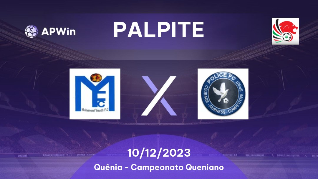 Palpite Muhoroni Youth x Police: 10/12/2023 - Campeonato Queniano