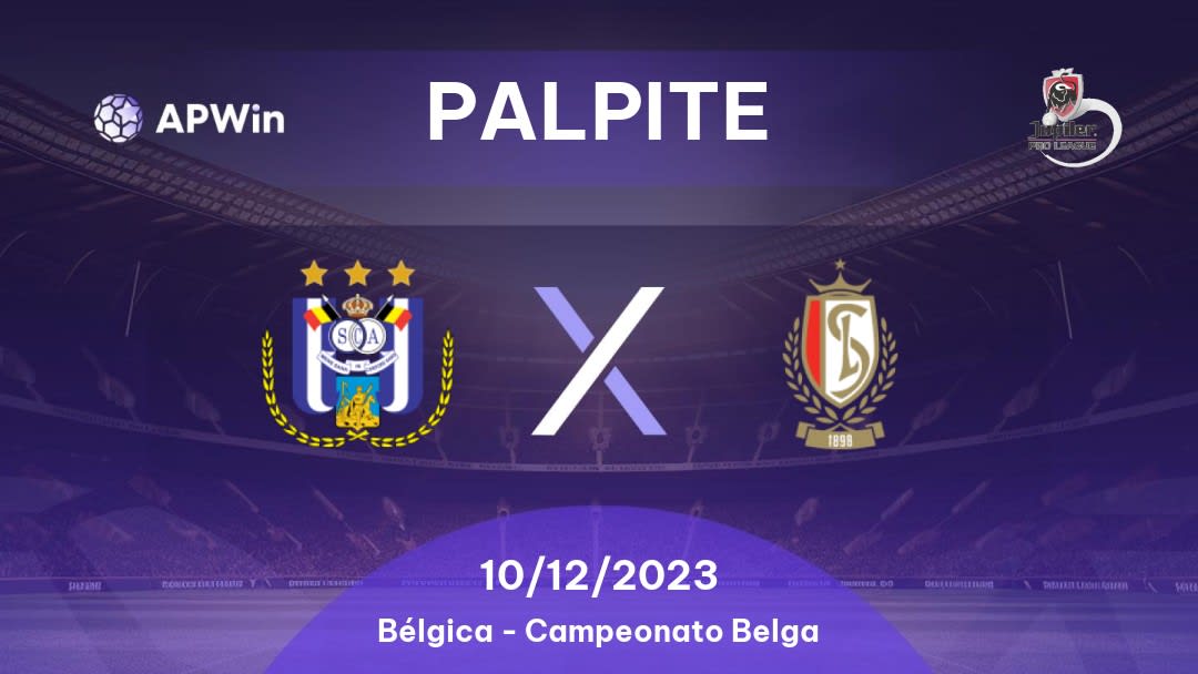 Palpite RSC Anderlecht x Standard Liège: 26/02/2023 - Campeonato Belga