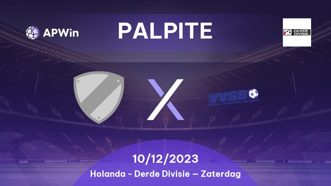 Palpite Hoogeveen x VVSB: 10/12/2023 - Derde Divisie — Zaterdag