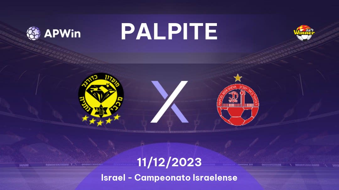 Palpite Maccabi Netanya x Hapoel Be'er Sheva: 01/10/2022 - Israel Premier League