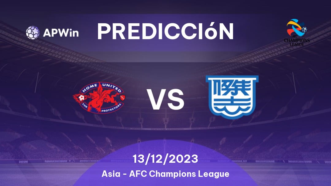 Predicciones Home United vs Kitchee: 13/12/2023 - Asia AFC Champions League