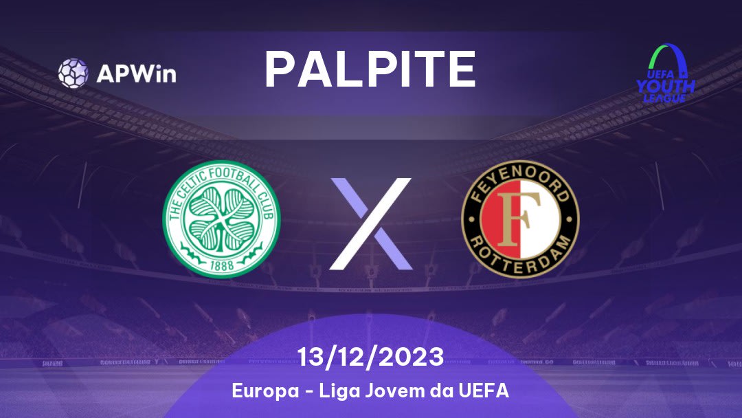 Palpite Celtic U19 x Feyenoord U19: 13/12/2023 - Liga Jovem da UEFA
