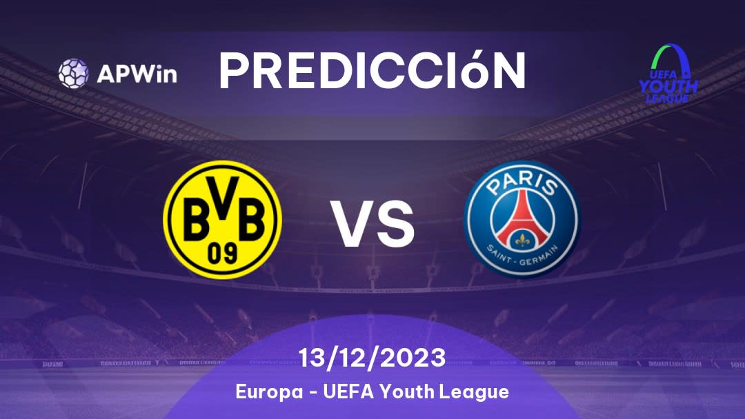 Predicciones Borussia Dortmund U19 vs PSG U19: 13/12/2023 - Europa Liga Jovem da UEFA