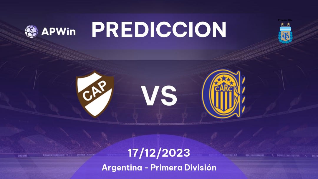 Predicciones Platense vs Rosario Central: 17/12/2023 - Argentina Primera División