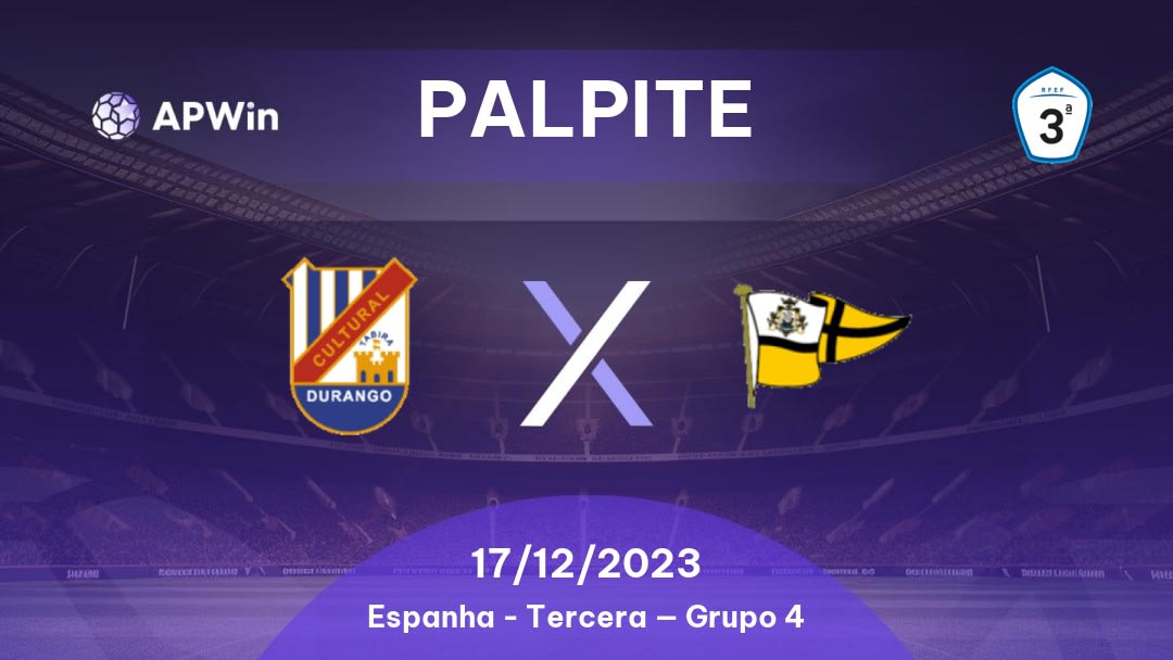 Palpite Durango x Club Portugalete: 01/10/2022 - Espanha Tercera — Grupo 4