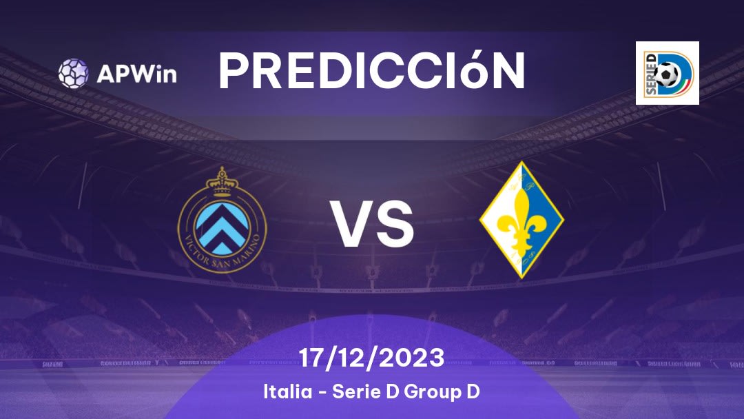 Predicciones Victor San Marino vs Prato: 17/12/2023 - Italia Serie D Group D