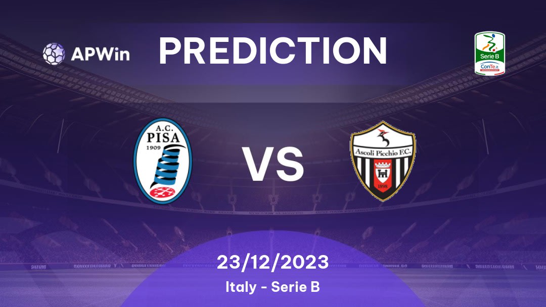 Pisa vs Ascoli Betting Tips: 08/12/2022 - Matchday 16 - Italy Serie B