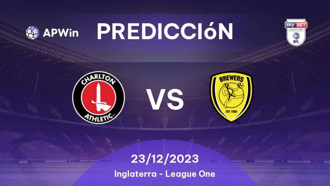 Predicciones Charlton Athletic vs Burton Albion: 23/12/2023 - Inglaterra League One