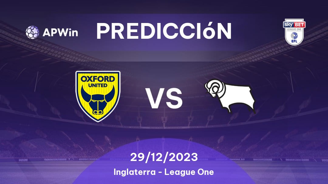 Predicciones Oxford United vs Derby County: 11/03/2023 - Inglaterra League One