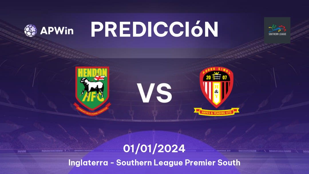 Predicciones Hendon vs Hayes & Yeading United: 14/02/2023 - Inglaterra Southern League Premier South