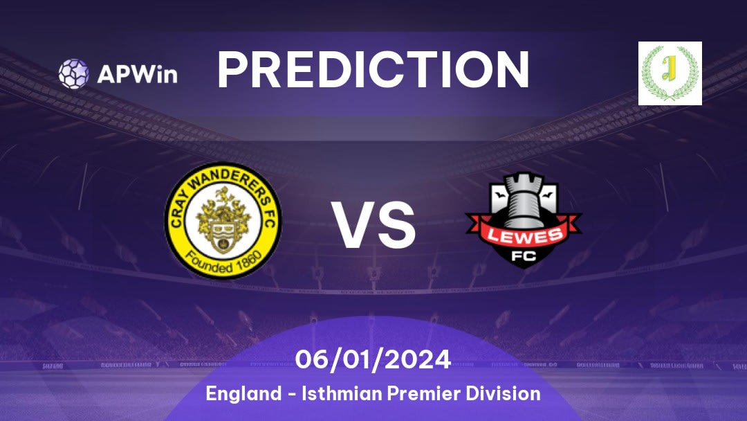 Cray Wanderers vs Lewes Betting Tips: 28/01/2023 - Matchday 28 - England Isthmian Premier Division