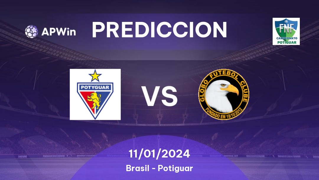 Predicciones Potyguar CN vs Globo: 25/01/2023 - Brasil Potiguar