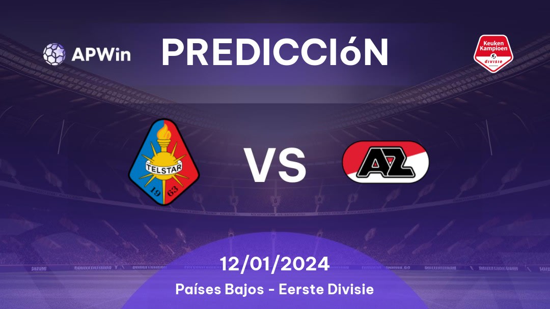Predicciones Telstar vs AZ II: 13/01/2023 - Países Bajos Eerste Divisie