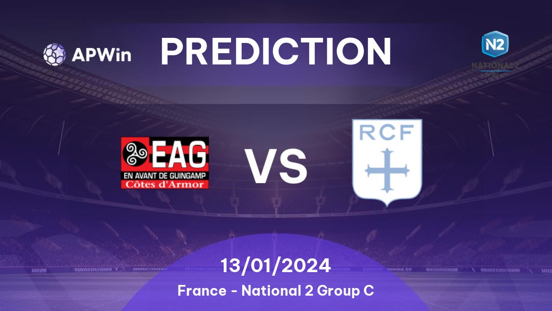 Guingamp II vs Racing Colombes 92 Betting Tips: 17/12/2022 - Matchday 14 - France National 2 Group A