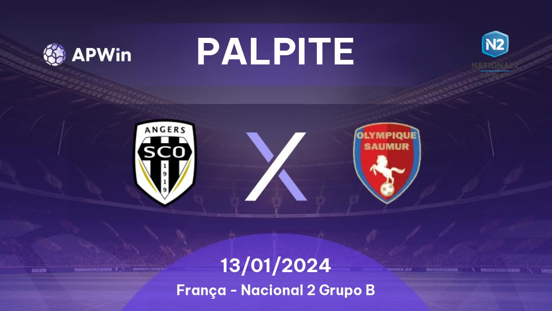 Palpite Angers SCO II x Saumur: 27/05/2023 - Nacional 2 Grupo D