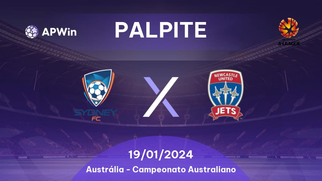 Palpite Sydney FC x Newcastle Jets FC: 29/04/2023 - Campeonato Australiano