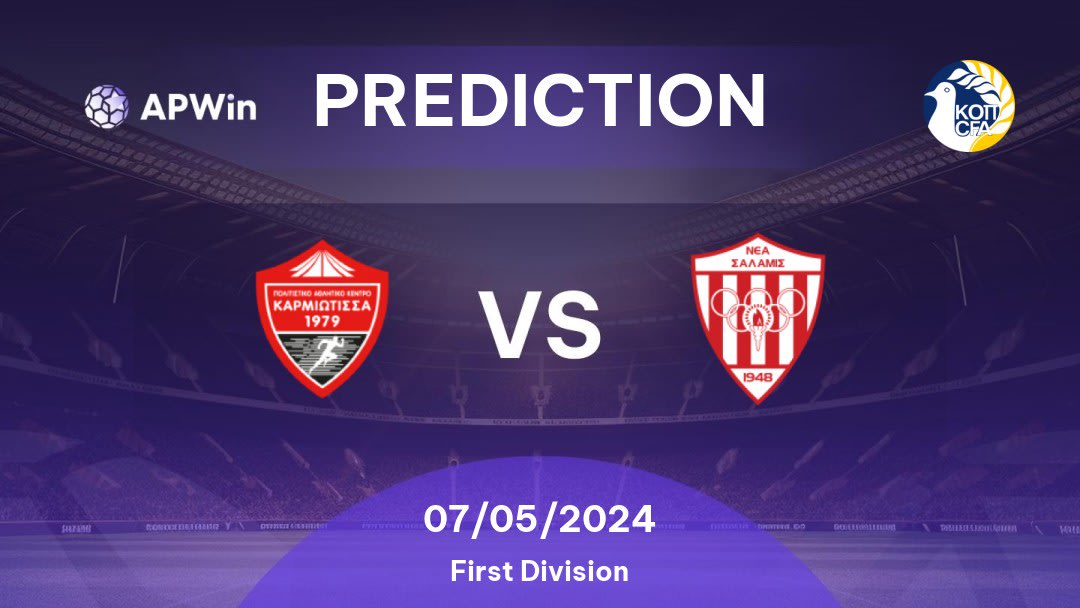 Karmiotissa vs Nea Salamis Betting Tips: 26/08/2022 - Matchday 1 - Cyprus First Division