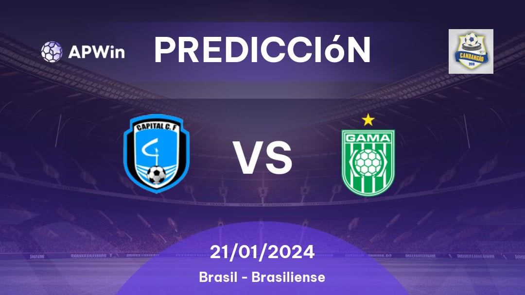 Predicciones Capital DF vs Gama: 18/03/2023 - Brasil Brasiliense