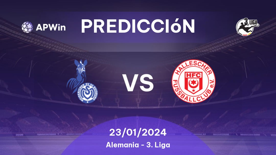 Predicciones para MSV Duisburg vs Hallescher FC: 01/10/2022 - Alemania 3. Liga