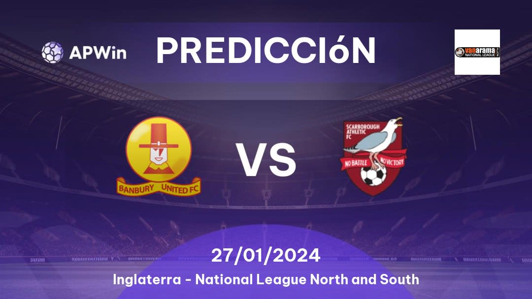 Predicciones para Banbury United vs Scarborough Athletic: 24/09/2022 - Inglaterra National League North and South