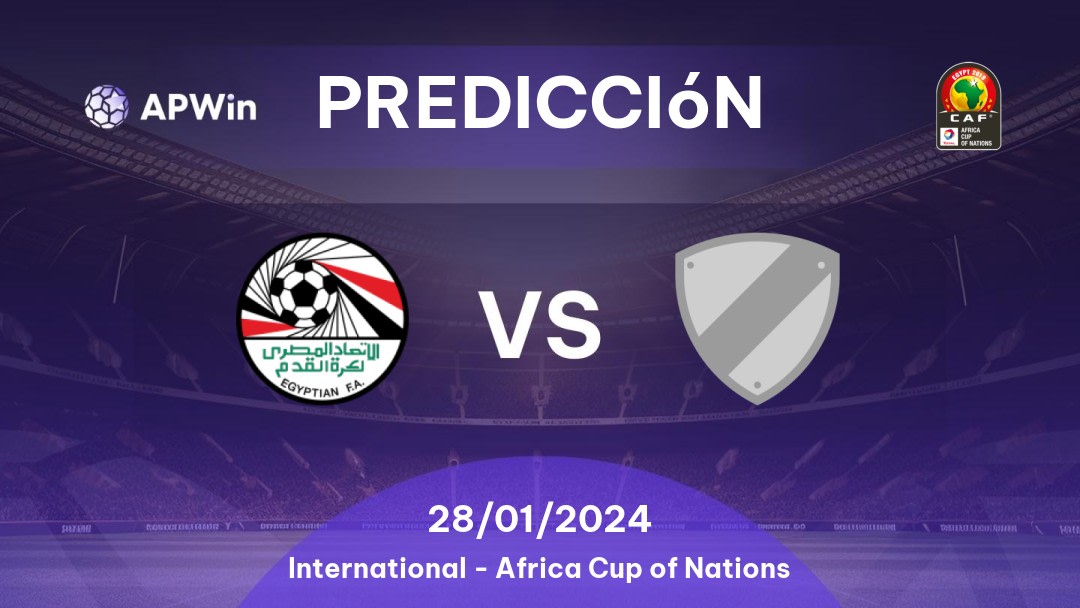 Predicciones Egipto vs Rep. Democrática del Congo: 28/01/2024 - Internacional Africa Cup of Nations