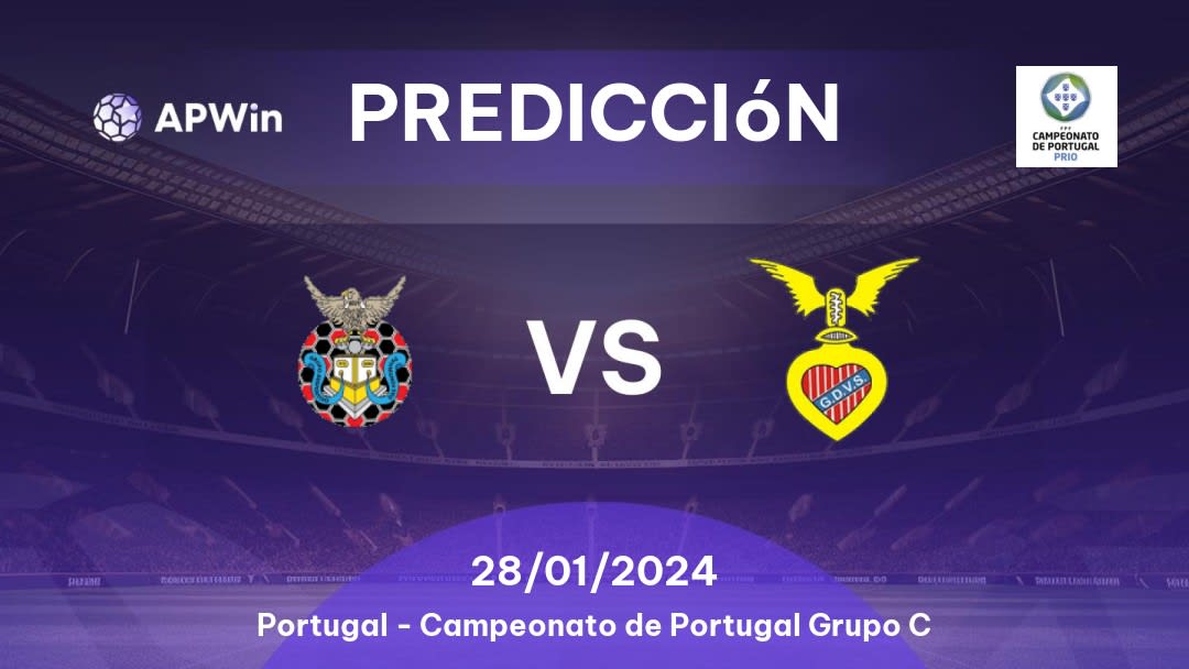 Predicciones Fontinhas vs Vitória de Sernache: 28/01/2024 - Portugal Campeonato de Portugal Group C