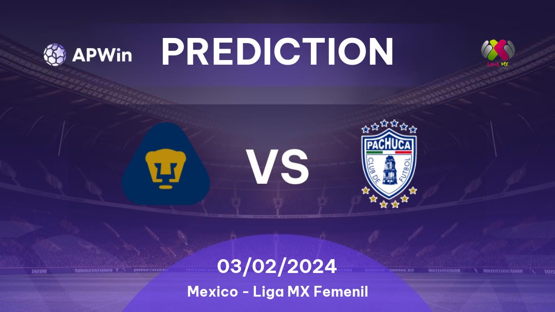 Pumas UNAM Women vs Pachuca Women Betting Tips: 03/02/2024 - Matchday 6 - Mexico Liga MX Femenil