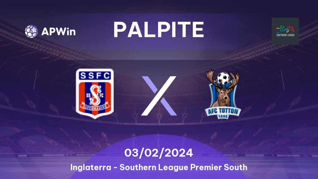 Palpite Swindon Supermarine x AFC Totton: 03/02/2024 - Southern League Premier South