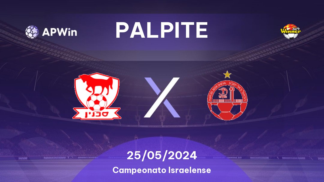 Palpite Bnei Sakhnin x Hapoel Be'er Sheva: 14/01/2023 - Campeonato Israelense