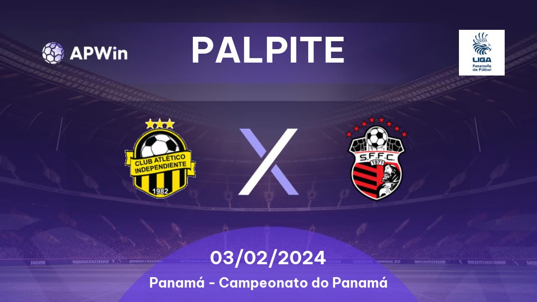 Palpite CA Independiente de La Chorrera x San Francisco FC: 15/10/2023 - Campeonato do Panamá