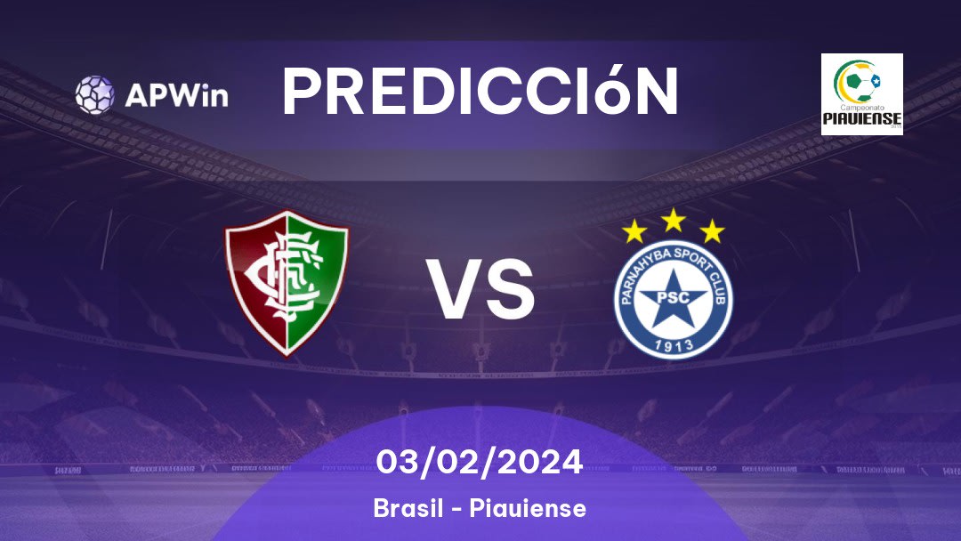 Predicciones Fluminense PI vs Parnahyba: 08/03/2023 - Brasil Piauiense