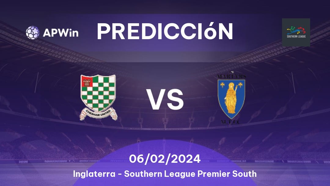 Predicciones Chesham United vs Merthyr Town: 24/01/2023 - Inglaterra Southern League Premier South