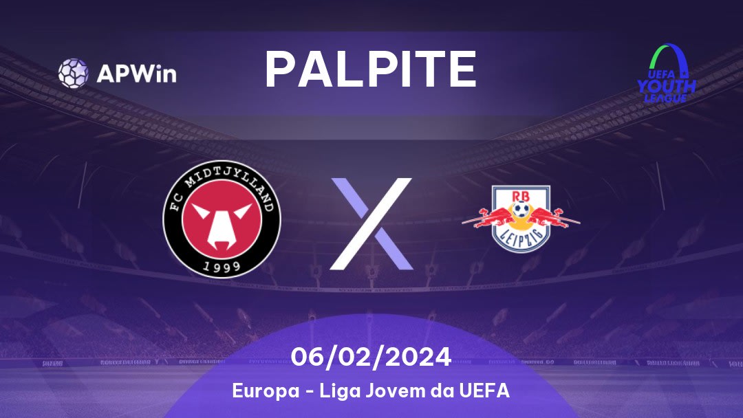 Palpite Midtjylland U19 x RB Leipzig U19: 06/02/2024 - Liga Jovem da UEFA