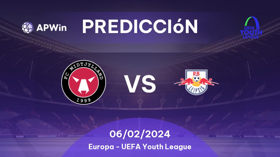Predicciones Midtjylland U19 vs RB Leipzig U19: 06/02/2024 - Europa Liga Jovem da UEFA