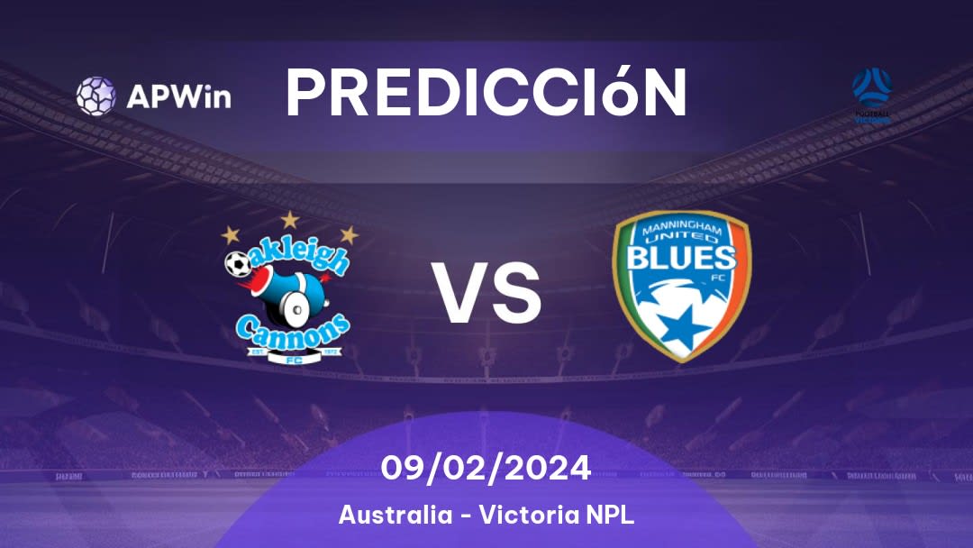 Predicciones Oakleigh Cannons vs Manningham United Blues: 09/02/2024 - Australia Victoria NPL