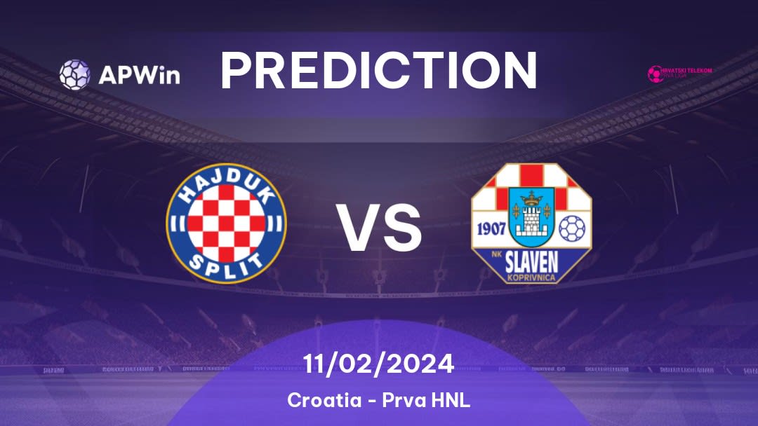 Hajduk Split vs Slaven Koprivnica Betting Tips: 18/03/2023 - Matchday 26 - Croatia Prva HNL