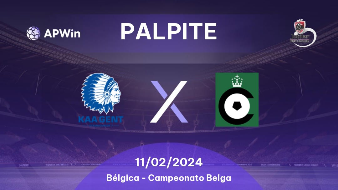 Palpite KAA Gent x Cercle Brugge: 02/10/2022 - Bélgica Jupiler Pro League