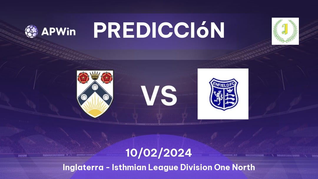 Predicciones Lowestoft Town vs Enfield 1893: 10/02/2024 - Inglaterra Isthmian League Division One North