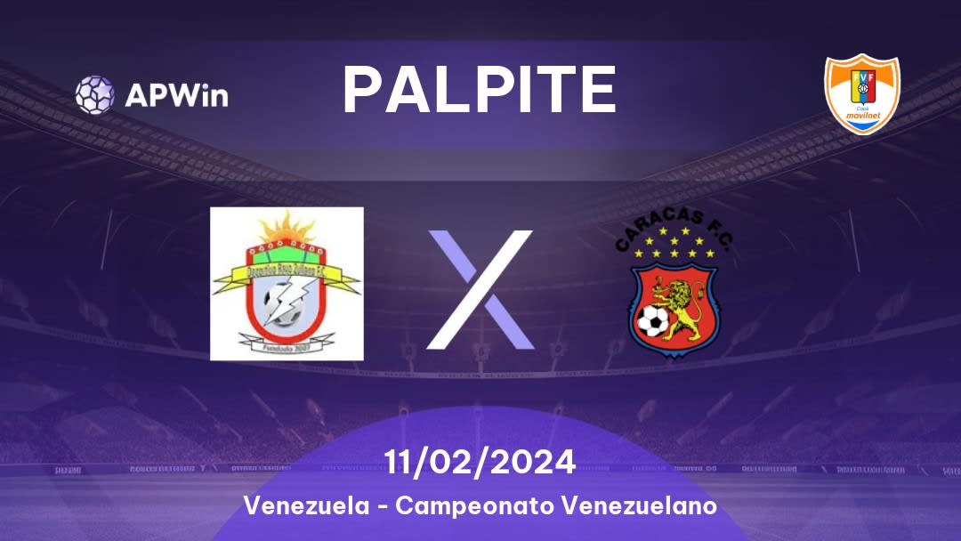 Palpite Rayo Zuliano x Caracas: 30/09/2023 - Campeonato Venezuelano