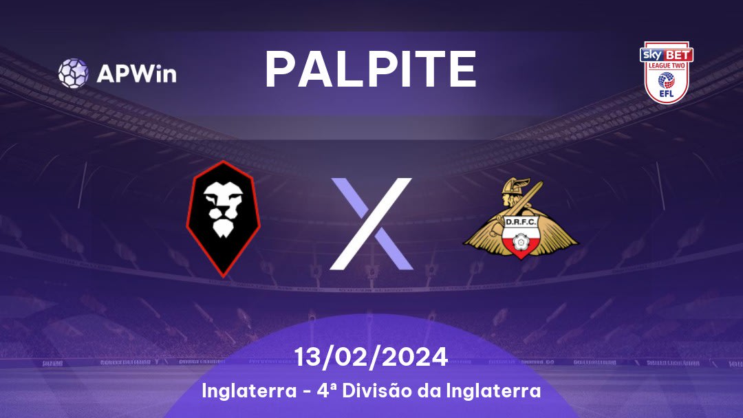 Palpite Salford City x Doncaster Rovers: 18/03/2023 - 4ª Divisão da Inglaterra