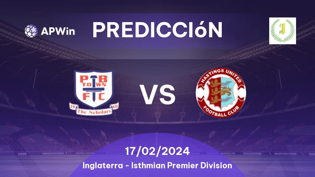 Predicciones Potters Bar Town vs Hastings United: 17/02/2024 - Inglaterra Isthmian Premier Division