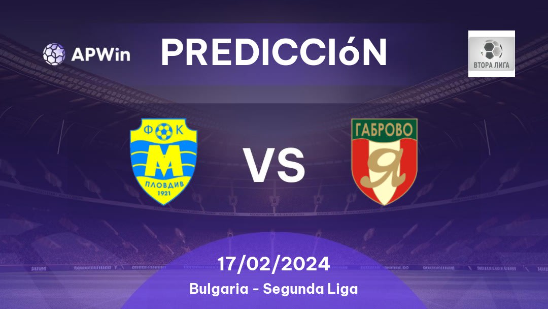 Predicciones Maritsa Plovdiv vs Yantra 2019: 18/03/2023 - Bulgaria Second League