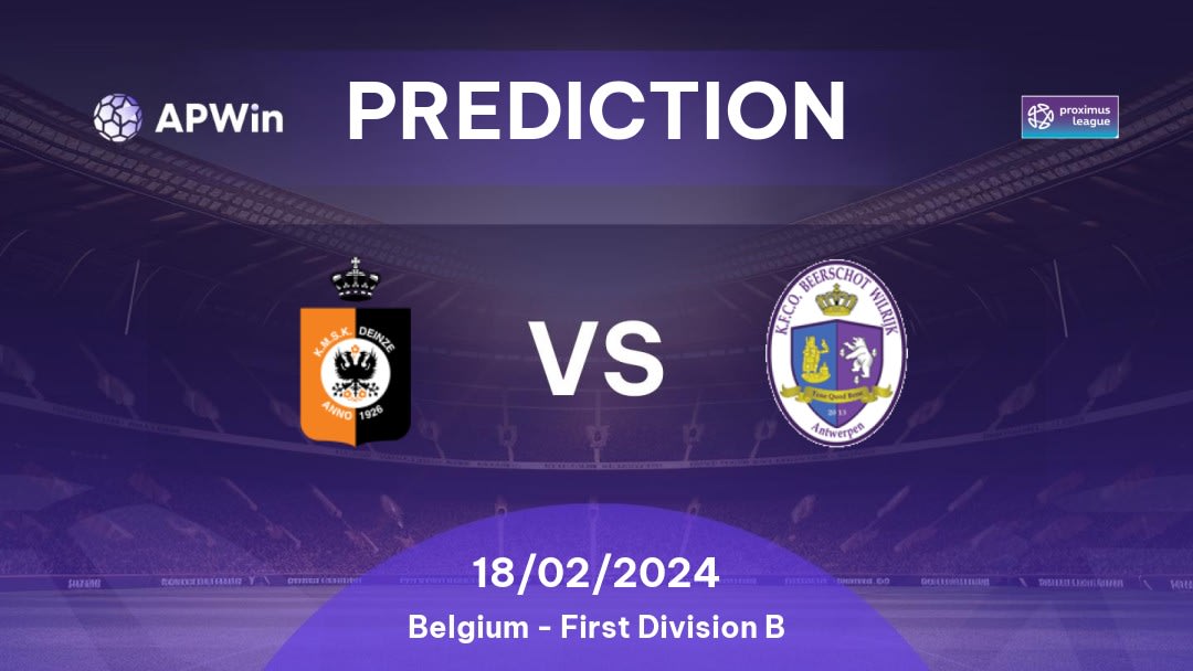 KMSK Deinze vs Beerschot-Wilrijk Betting Tips: 17/12/2022 - Matchday 18 - Belgium First Division B