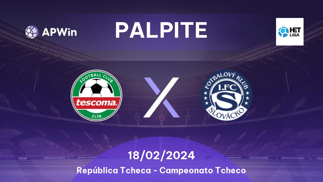 Palpite Zlín x Slovácko: 02/10/2022 - República Tcheca Fortuna Liga