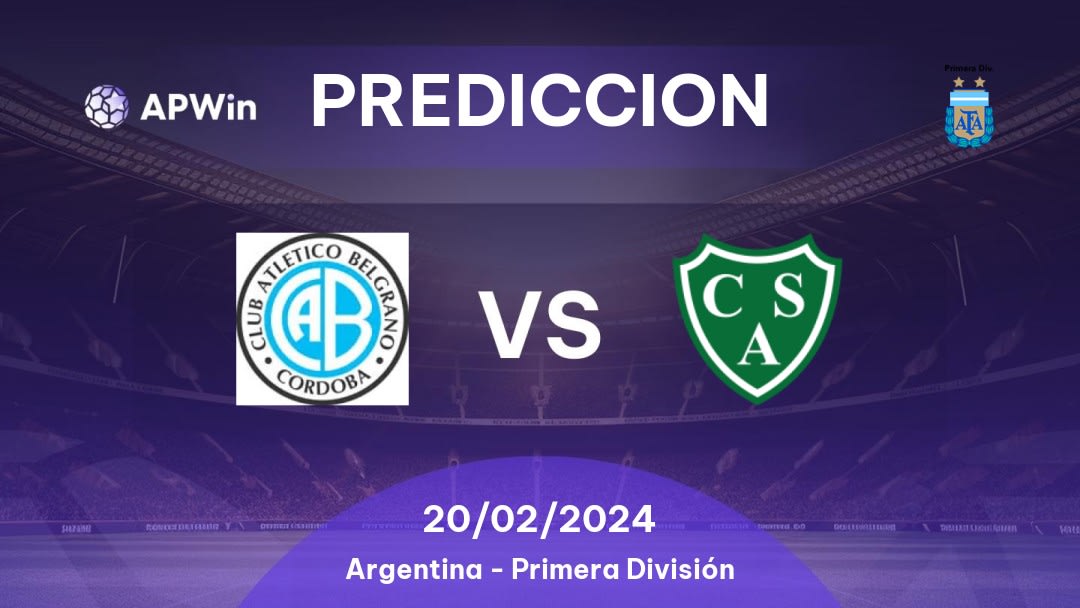 Predicciones Belgrano vs Sarmiento: 19/02/2024 - Argentina Primera División