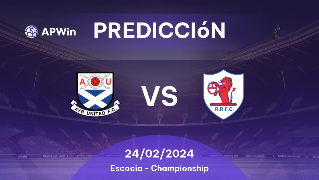 Predicciones Ayr United vs Raith Rovers: 03/12/2022 - Escocia Championship