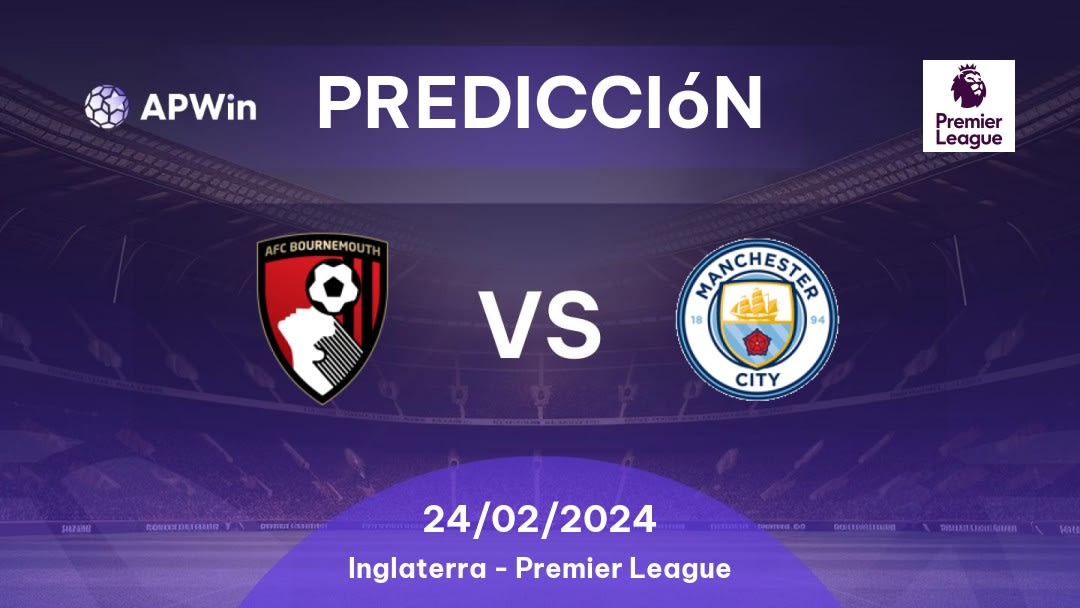 Predicciones AFC Bournemouth vs Manchester City: 25/02/2023 - Inglaterra Premier League