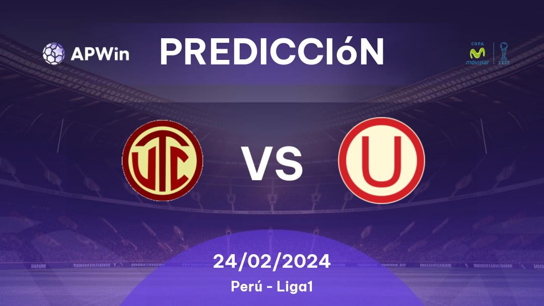 Predicciones UTC Cajamarca vs Universitario: 28/05/2023 - Perú Primera División