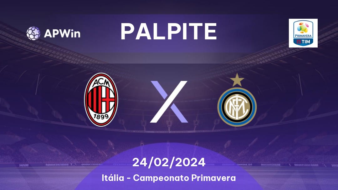 Palpite Milan Sub19 x Inter Milan Sub19: 12/05/2023 - Campeonato Primavera