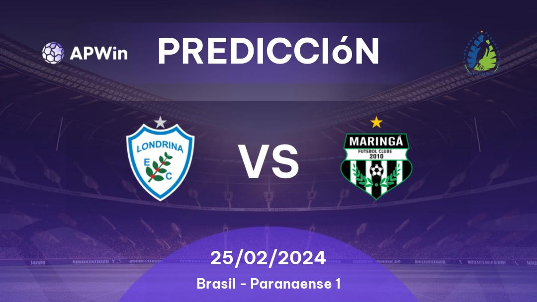 Predicciones Londrina vs Maringá: 12/02/2023 - Brasil Paranaense 1